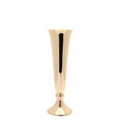 Gold Plated Conic Vase (40cm)