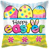 Easter Eggs and Flowers Balloon (18 inch)