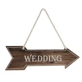 Brown Wedding Hanging Arrow 