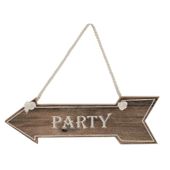Brown Party Hanging Arrow
