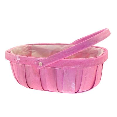 Pink Trug with Folding Handle 