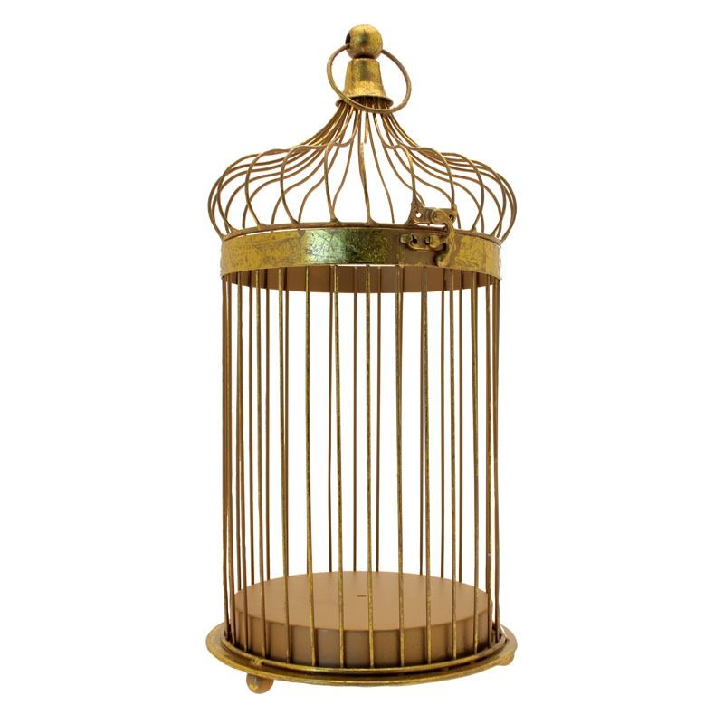 Gold Bird Cage (20x20x44.5cm) APAC