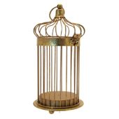 Gold Bird Cage (32x14cm)