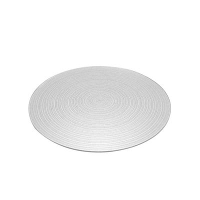 Silver Swirl Mirror Plate  (30cm)