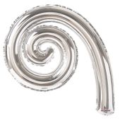 Silver Kurly Spiral - Requires Heat Seal 