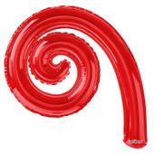 Red Kurly Spiral - Requires Heat Seal 