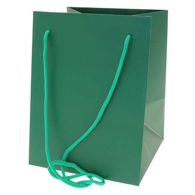 green hand tie bag