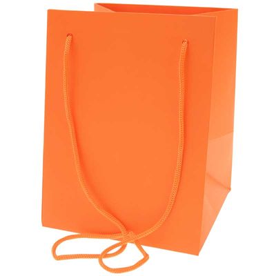 Orange Hand Tie Bag (19x25cm)