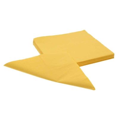 Yellow Luncheon Napkins 2ply - 33cm (x20) 