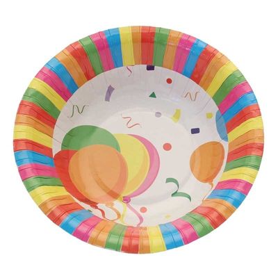 Balloons Paper Bowl 7 inch (x8)  
