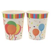Balloons Party Cups - 9oz (x8) 