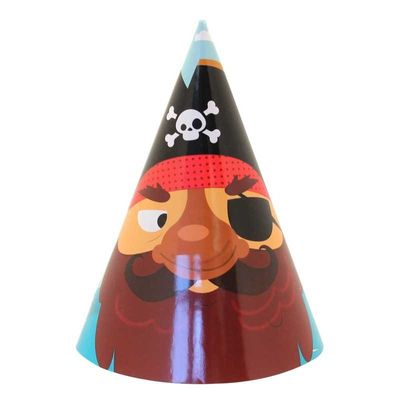 Pirate Party Hats (x8) 