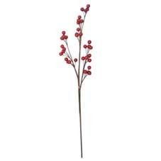 Red Berry Branch x 36 Berries 45cm 