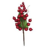 Red Berry Pick x 25 Berries 20cm