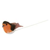 Robin on Wire (6cm)  Pack 12