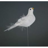 White Dove on Wire  (12cm)