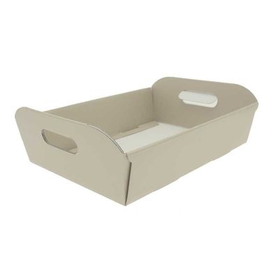 Cream Hamper Box  (34.5x26x10.5cm)