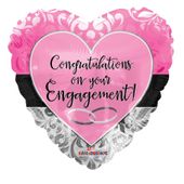 Engagement Pink Heart (18 inch)