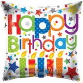 Happy Birthday Patterned Candles (18 inch)