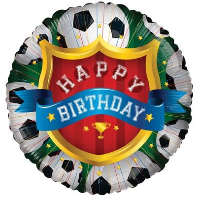 Happy Birthday Football (18 inch)