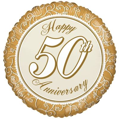 Happy 50th Anniversary (18 inch)