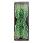 Feather Butterfly - Shades Green 7cm (Pk12)