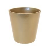 Gold Ceramic Pot (12cm x12cm)