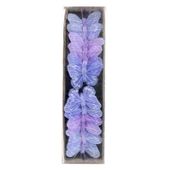 Feather Butterfly Shades Purple 5cm (Pk12)
