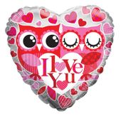 I Love You Owls Balloon (18 Inch)