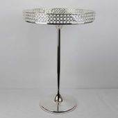 Crystal Rim Table with Mirror Top (74cm)