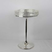 Crystal Rim Table with Mirror Top (64cm)