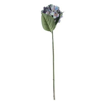 Single Hydrangea with 3 Leaves Purple (26 inch)