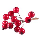 Red Berry Bunch x 12pcs (1.3cm)