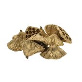 Gold Medium Lotus Heads (x50) (6-8cm)
