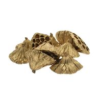 Gold Medium Lotus Heads (x50) (6-8cm)