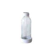 Glass Bottle with Rope Top (17cm)