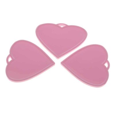 Baby Pink Heart Shape Weights (x50) 