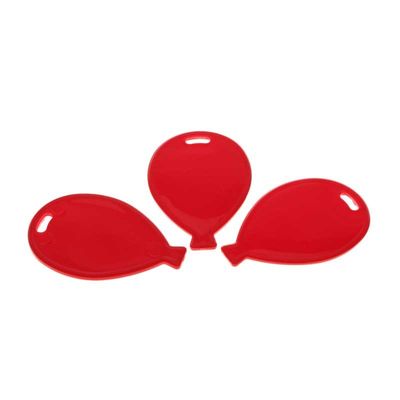 Primary Red Balloon Shape Weights (x50) 