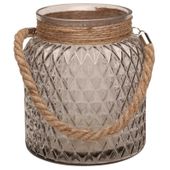 Candle Jar with Rope (17.5 x 20cm)