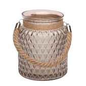 Candle Jar with Rope (13.5 x 17cm)