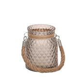 Candle Jar with Rope (11 x 12.5cm)