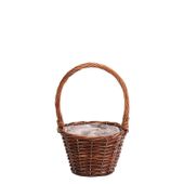 Wycomb Round Basket with Handle (18x12cm)