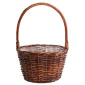 Wycomb Round Basket with Handle (28x17cm)