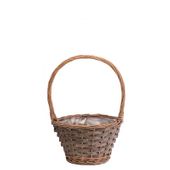 Wistow Round Basket wtih Handle (18x12cm)