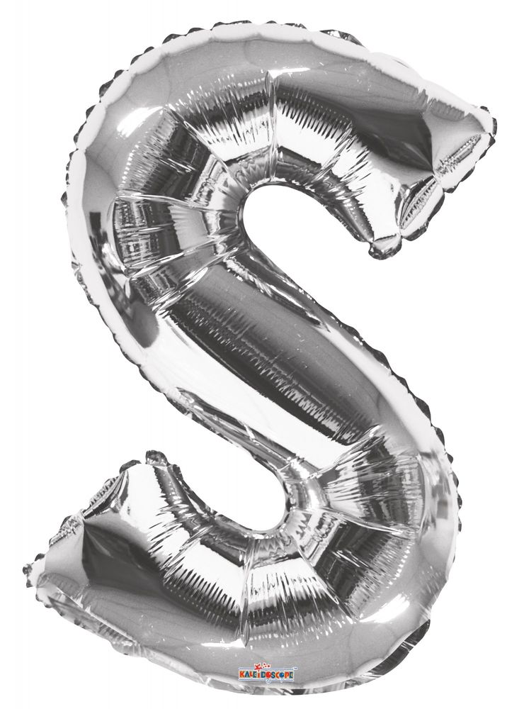 Letter Balloon S Silver 34 inch APAC