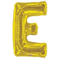 Letter Balloon - E - Gold (34 inch)
