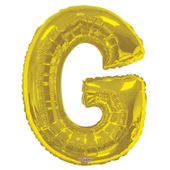 Letter Balloon - G - Gold (34 inch)