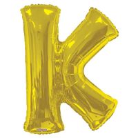 Letter Balloon - K - Gold (34 inch)