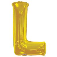 Letter Balloon - L - Gold (34 inch)