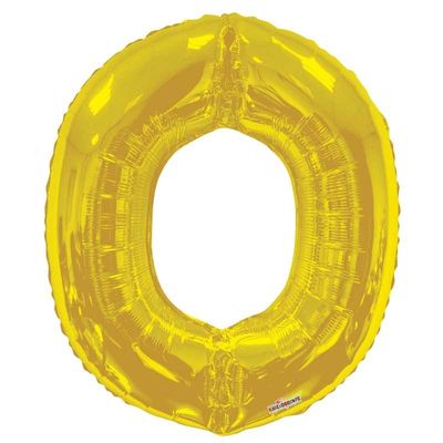 Letter Balloon - O - Gold (34 inch)